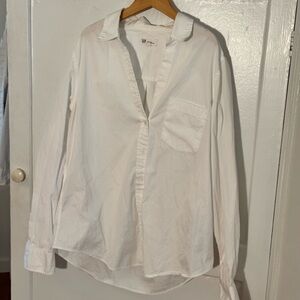 GAP Ivory Poplin Shirt
